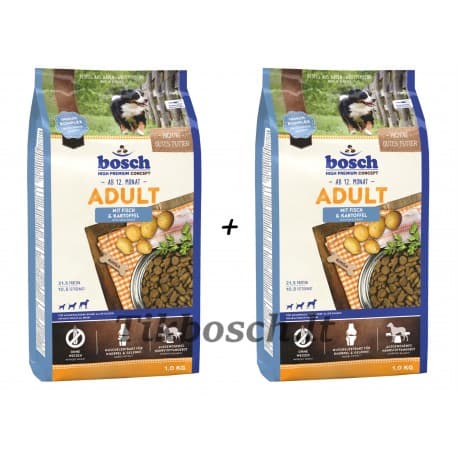 Bosch ADULT FISH & POTATO 1kg+1kg